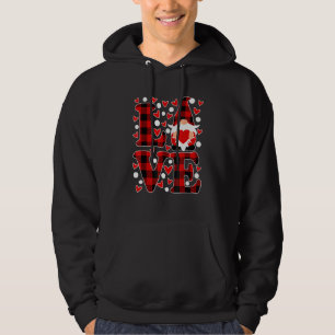 Love Gnome Valentines Day - Valentine Gnomes Heart Hoodie