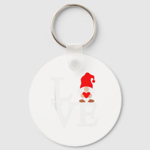 Love Gnome Valentines  Keychain