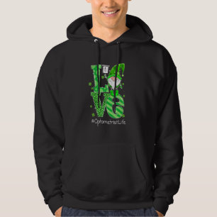 Love Gnome Vision Squad Optometrist Life St Patric Hoodie