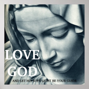 LOVE GOD...24x24 POSTER