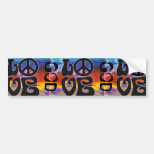 LOVE GOD BUMPER STICKER