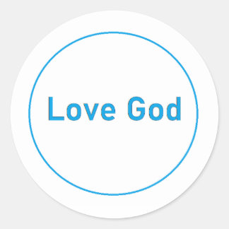 Love God Sticker