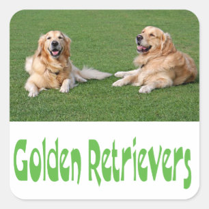 Love Golden Retriever Puppy Dog Stickers