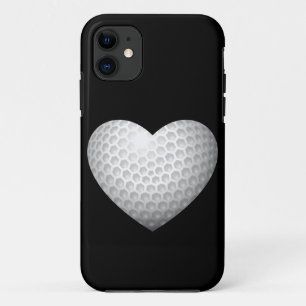 love golf heart sports athletic iPhone 11 case