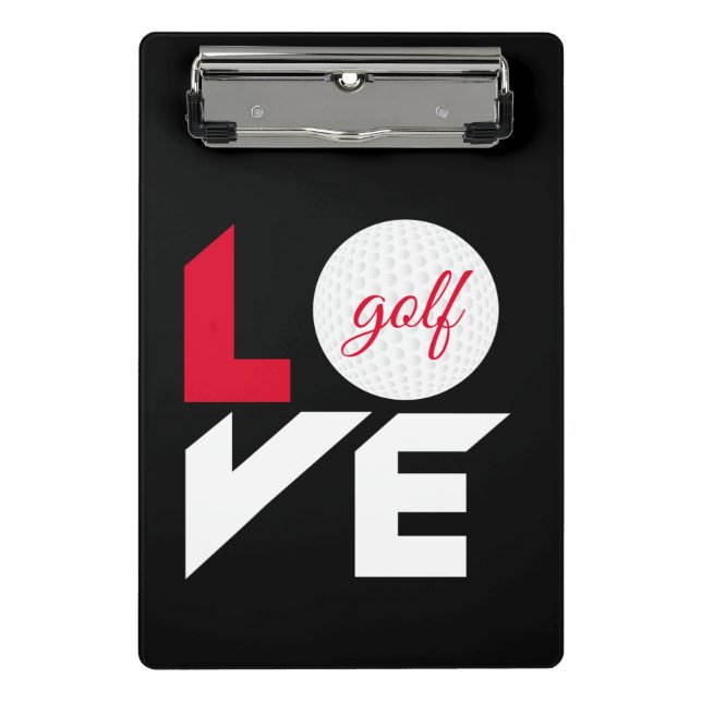 Love golf mini clipboard (Front)