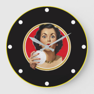 Love Golf Wall Clock