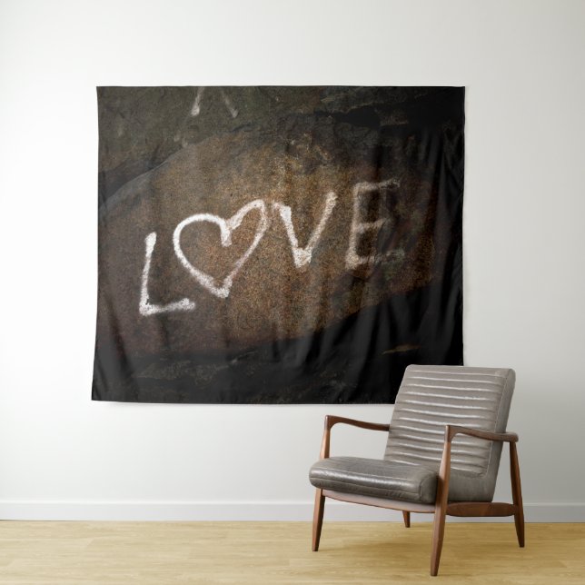 Love Graffiti Tapestry (In Situ (Horizontal))