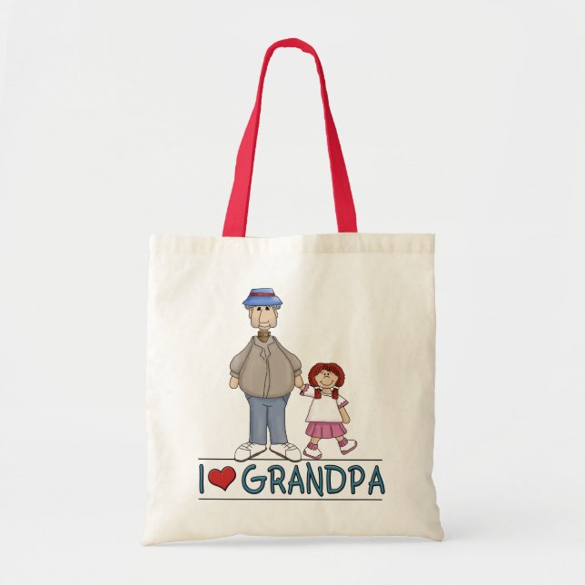 Love Grandpa  Tote Bag (Front)