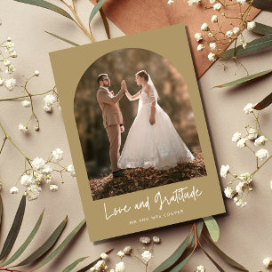 Love Gratitude Arch Photo Mariage Merci