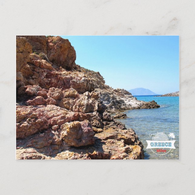 Love Greece Milos postcard (Front)