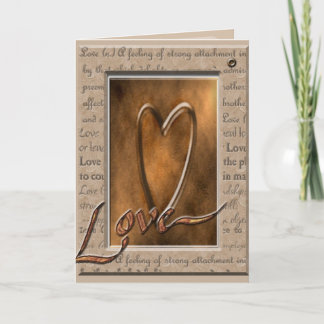 Love Greeting Card