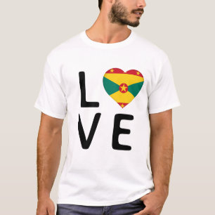 Love - Grenada Flag T-Shirt