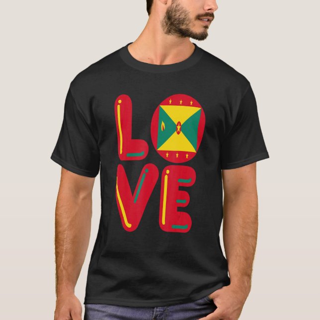 LOVE  Grenada T-Shirt (Front)