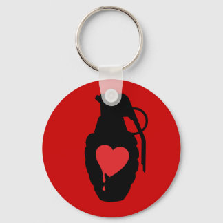 Love Grenade - Love is a Battlefield Keychain