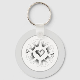 Love Grey Keychain