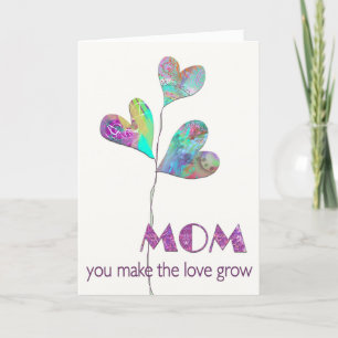 Love grow holiday card