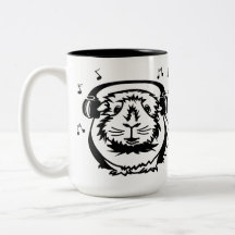 Love Guinea Pig Music Cup