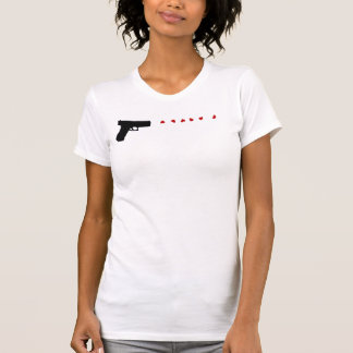 Love Gun vintage style womens tshirt