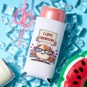 Love Guppies and Chemistry Seltzer Can Cooler