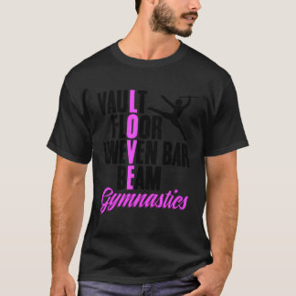 Love Gymnastics Handstand Gymnast Gymnastics Coach T-Shirt