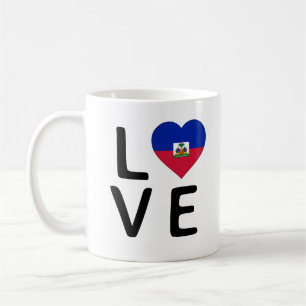 Love - Haiti Flag Coffee Mug