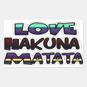 Love Hakuna Matata Gifts Sticker