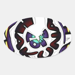 Love Hakuna Matata lovely Gifts Oval Sticker