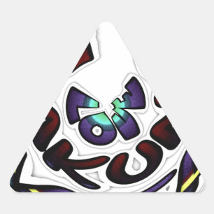 Love Hakuna Matata lovely Gifts Triangle Sticker