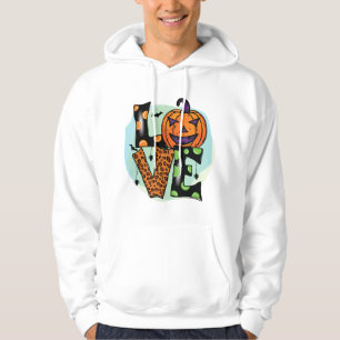 Love Halloween, Halloween, Scary, Costume Hoodie