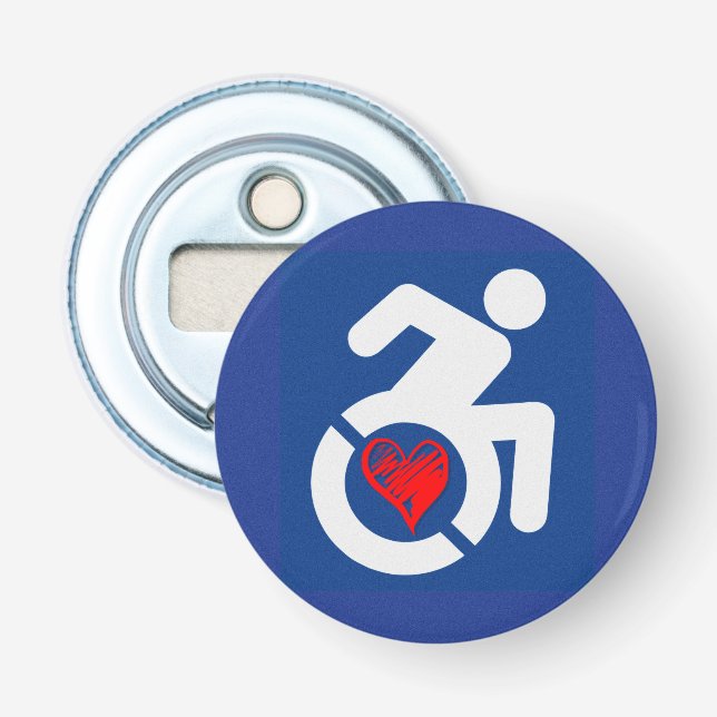 Love Handicapped Bottle Opener (Front)