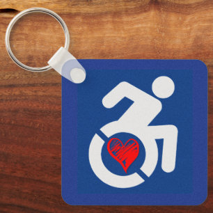 Love Handicapped Keychain