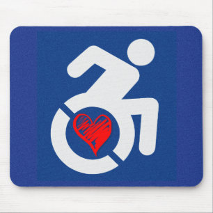 Love Handicapped Mouse Pad