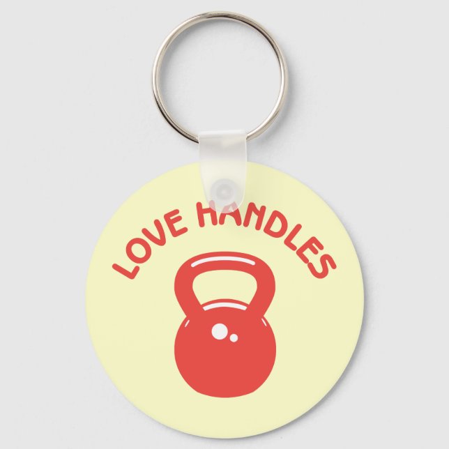 Love Handles Keychain (Front)