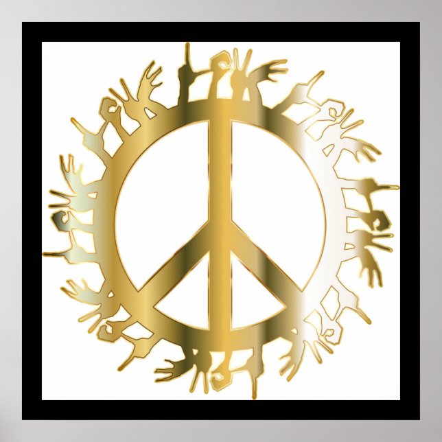 LOVE HANDS PEACE SIGN (Front)