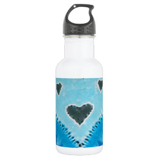 Love Happy Hearts Face Tie Dye 532 Ml Water Bottle
