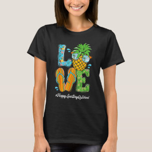 Love Happy Last Day Of School Teacher Summer Off D T-Shirt