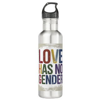 Love Has No Gender Stainless Steel Water Bottle