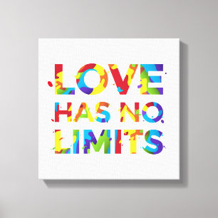 Love Has No Limits Canvas Print