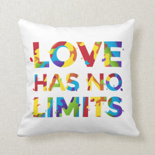 Love Has No Limits Throw Pillow