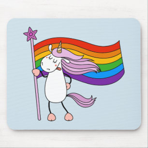 Love Has No Limits Unicorn Mouse Pad