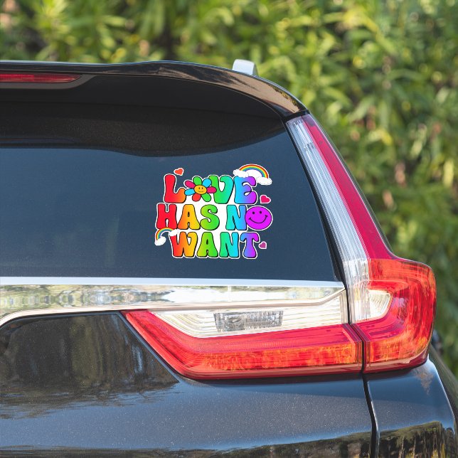 Love Has No Want Rainbow (Car Side)