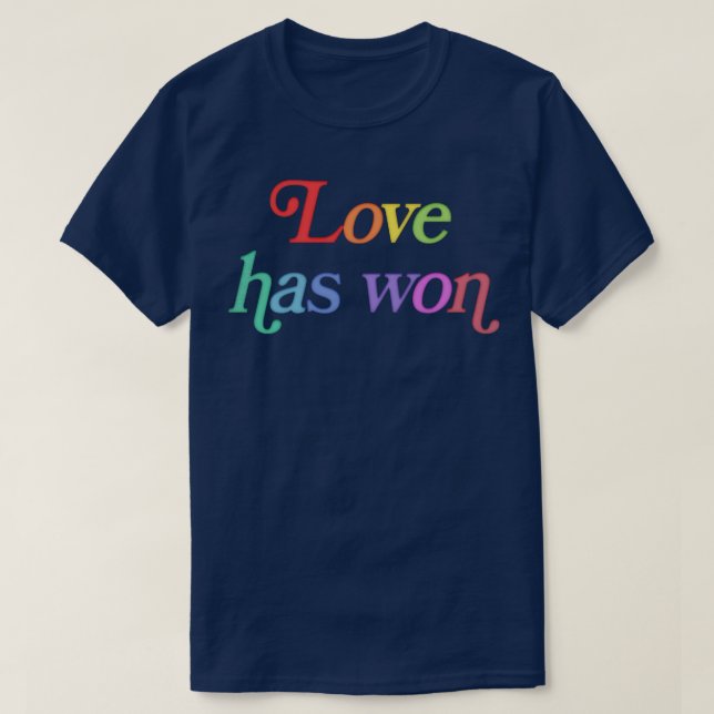 Love Has Won LHW 2 T-Shirt (Design Front)