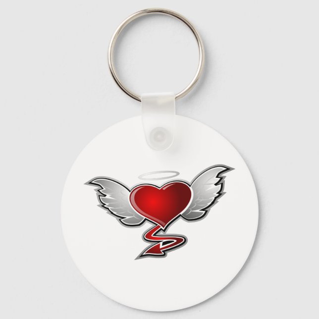 LOVE HATE KEYCHAIN (Front)