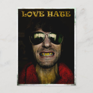 Love Hate Postcard