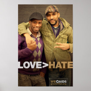 LOVE > HATE Poster