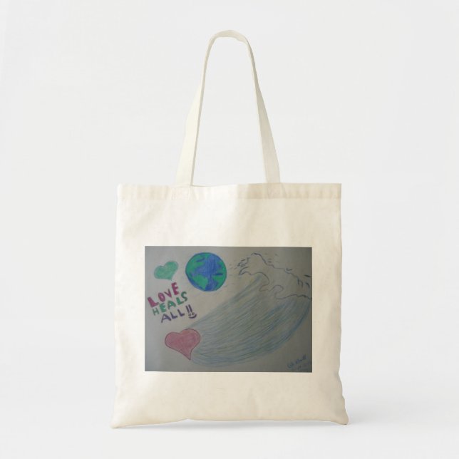 Love heals all tote (Front)