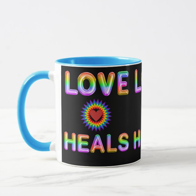 Love heals mug (Left)