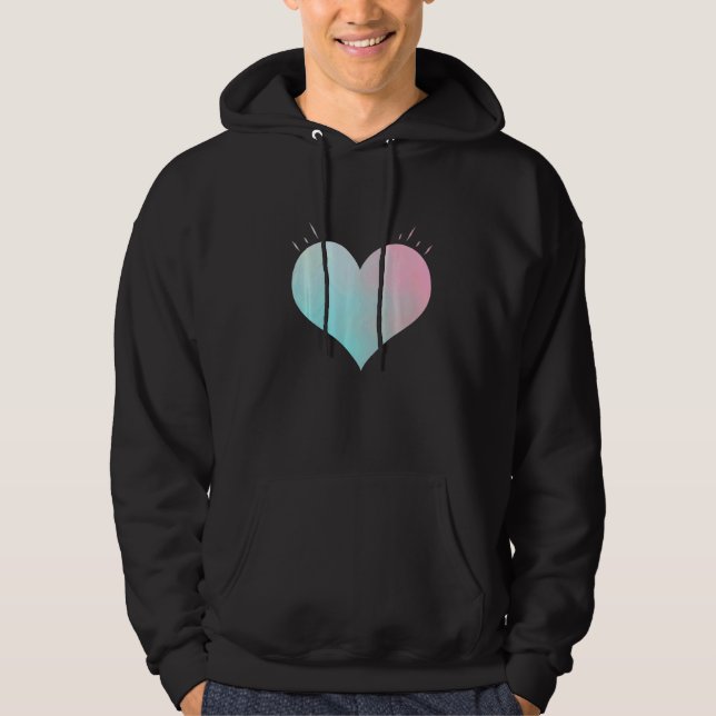 Love Heart  14 Hoodie (Front)