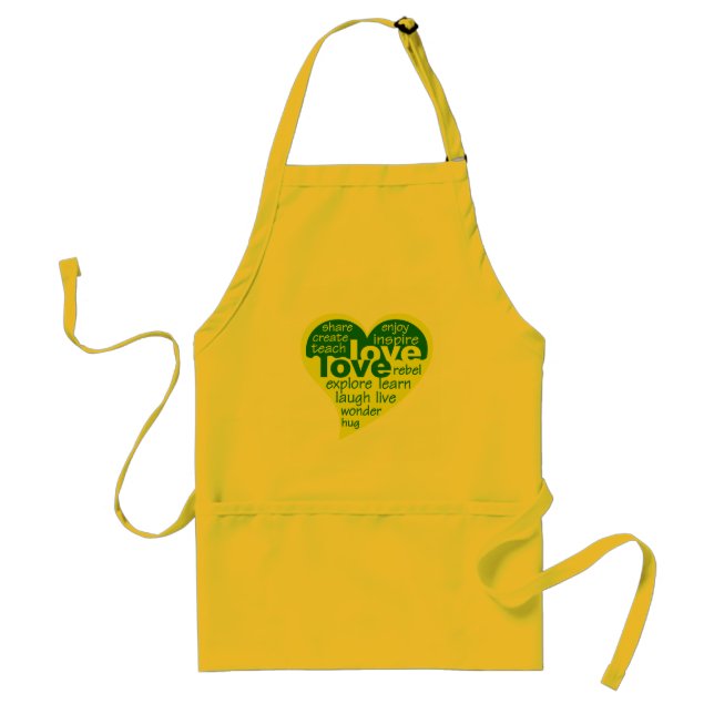Love Heart  apron (Front)