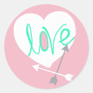 Love Heart Arrows Sticker